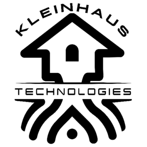 KleinHaus Technologies Logo Black Transparent Square 512