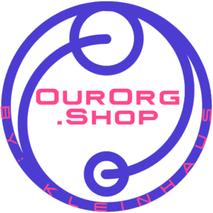 OurOrg Logo White Circle Blue Pink Transparent Square 512